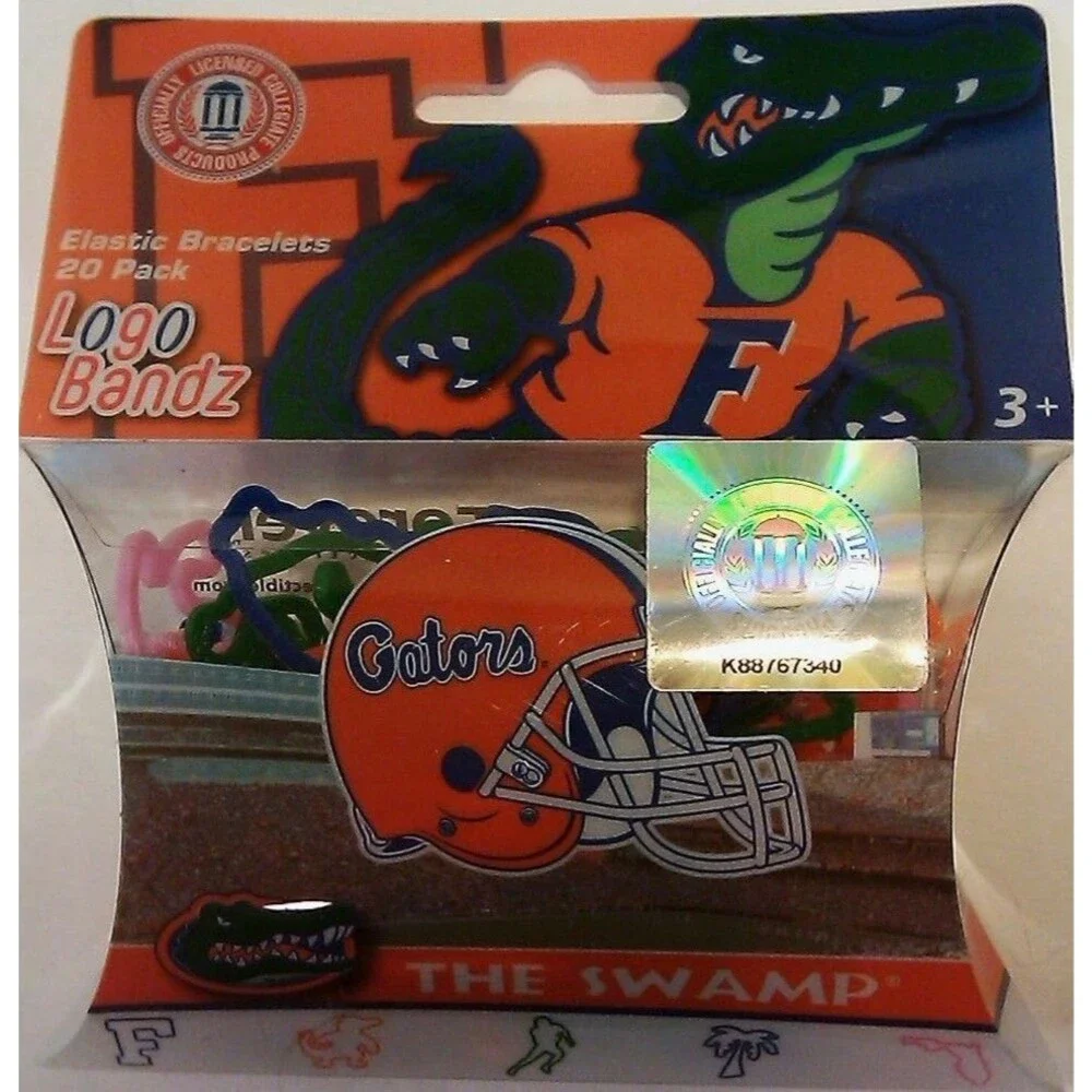 Florida Gators 'The Swamp' Logo Bandz Elastic Bracelets - New!